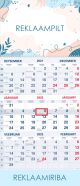 Trio kalender sinine reklaamiribaga